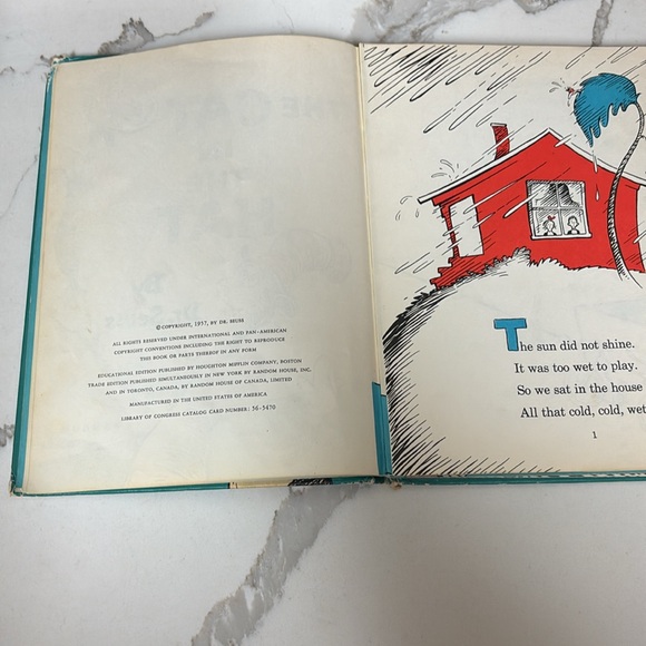 Vintage Dr. Seuss The Cat In The Hat Edition 1957 - Picture 6 of 8